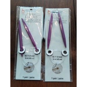 Plastic Circular Needles by Loops & Threads - 2 Sets